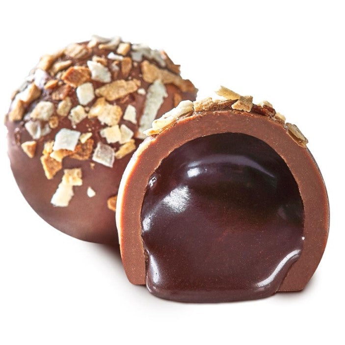 Milk German Chocolate Cake Truffle with nuts and coconut coating