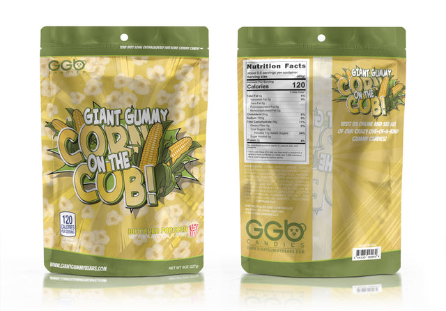 Giant Gummy Corn on the Cob 7 oz approx