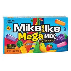 Mike and Ike Mega Mix Theater Box with colorful gummy candies