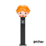 Ron Weasley PEZ dispenser with orange hair and Hogwarts crest