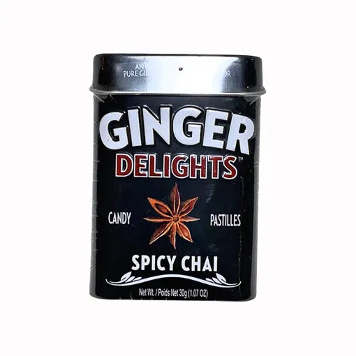 Ginger Delights Spicy Chai Pastilles Tin
