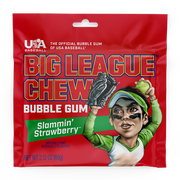 Big League Chew Slamin' Strawberry Bubble Gum