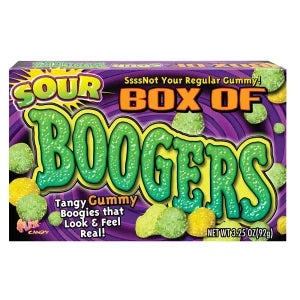 Box of Boogers Candy Theater Box