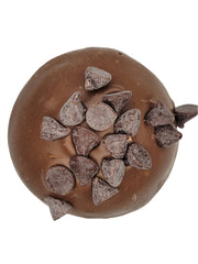 Cookie Dough Truffle 1.5oz with glossy dark chocolate and mixed chips