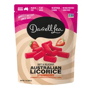 Darrell Lea Red Strawberry Licorice Bag