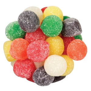 Giant gum drops 8 oz colorful sugared gummy candies in vibrant hues