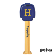 Blue and gold Hogwarts key PEZ dispenser with glossy textured finish
