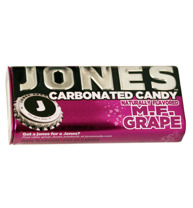 Jones Soda Grape Carbonated Candy Tin