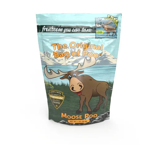 Moose Poo Black Cherry flavored Cotton Candy