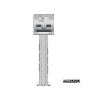 PEZ Minecraft "Skeleton"
