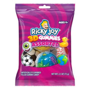 Ricky Joy 3D Gummies Assorted Peg Bag