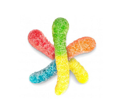 Sour Mini Neon Inch Worms