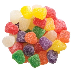 Spiced Gumdrops 8 oz: colorful gummy candies in vibrant hues