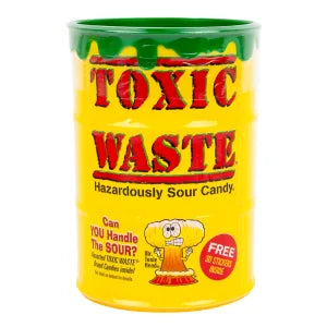 Toxic Waste Sour Assorted  Giant Bank Barrel