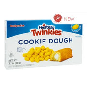 Hostess Twinkies Cookie Dough Theater Box with bite-sized yellow pieces