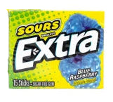 Wrigley's Extra Sugar Free Gum Sour Blue Raspberry