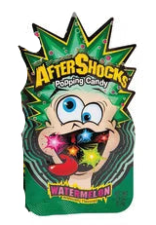 Aftershocks Popping Candy Watermelon Minis