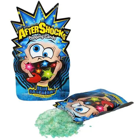 AfterShocks Popping Candy Blue Raspberry Minis