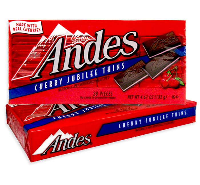 Andes Cherry Jubilee Thins Box