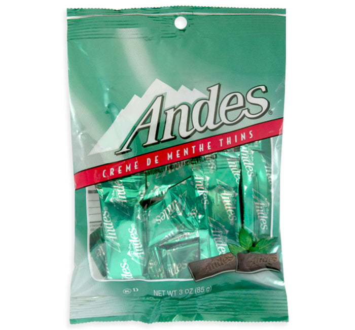 Andes Creme de Menthe Thins Peg Bag