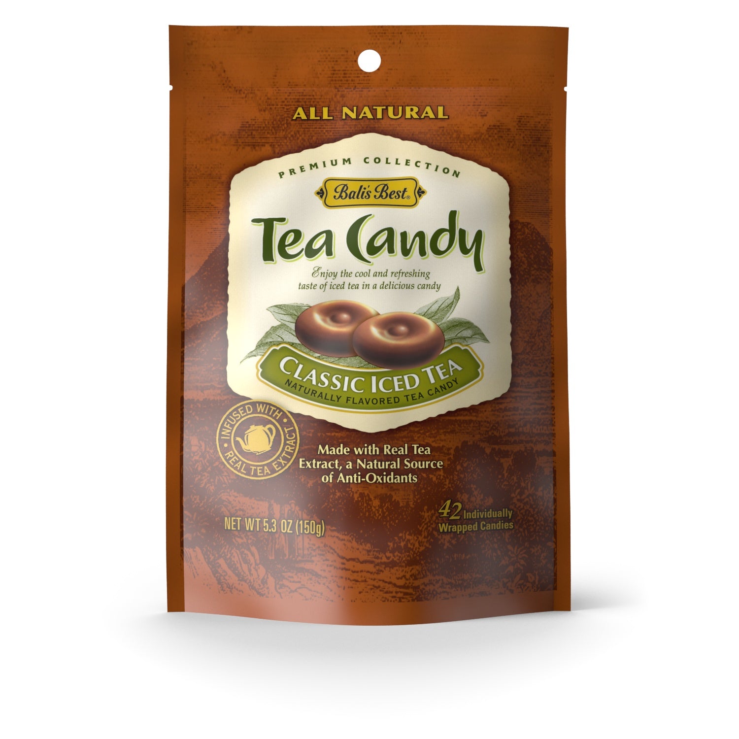 Bali's Classic Iced Tea Candy Peg Bag