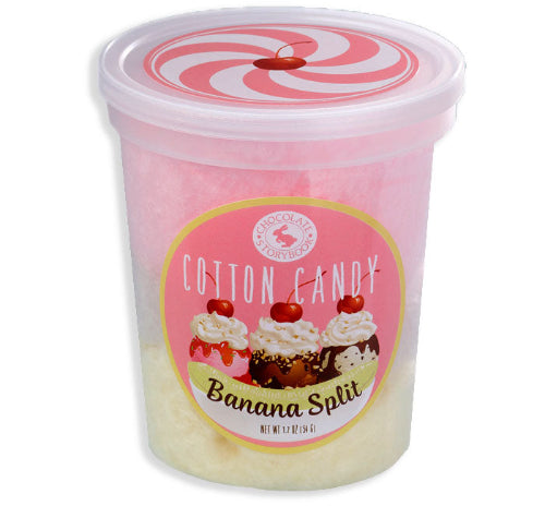 Banana Split Cotton Candy Tub