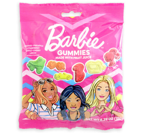 Barbie Gummies Candy Peg Bag