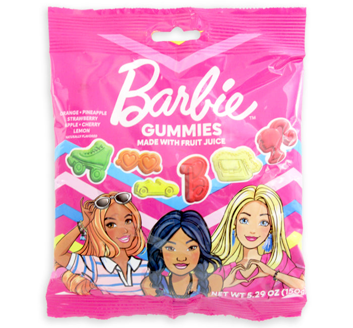 Barbie Gummies Candy Peg Bag