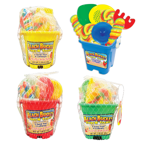 Beach Bucket Toy with Candy