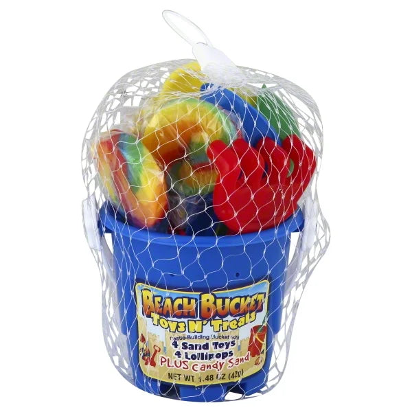 Beach Bucket Toy with Candy