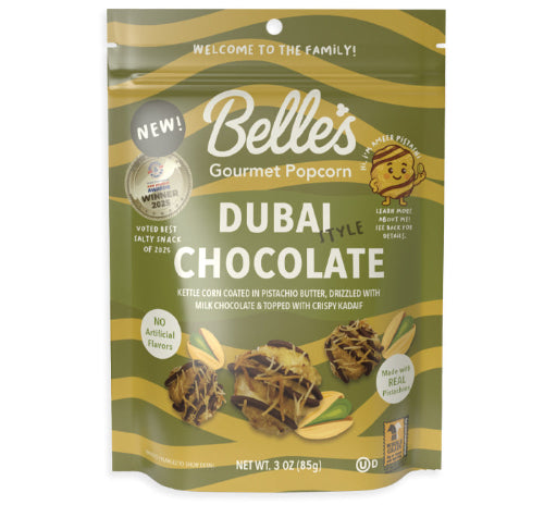Belle's Gourmet Popcorn Dubai Style Chocolate