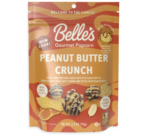 Belle's Gourmet Popcorn Peanut Butter Crunch