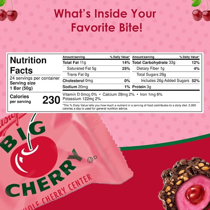 Big Cherry Milk Chocolate Bar