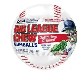 Big League Chew Plastic Baseball with Gum