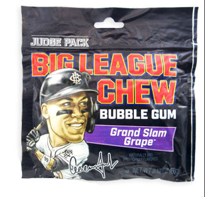 Big League Chew AJ Grand Slam Grape Bubble Gum