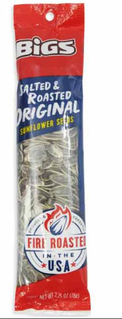 Bigs Roasted & Salted Sunflower Seeds Peg Bag