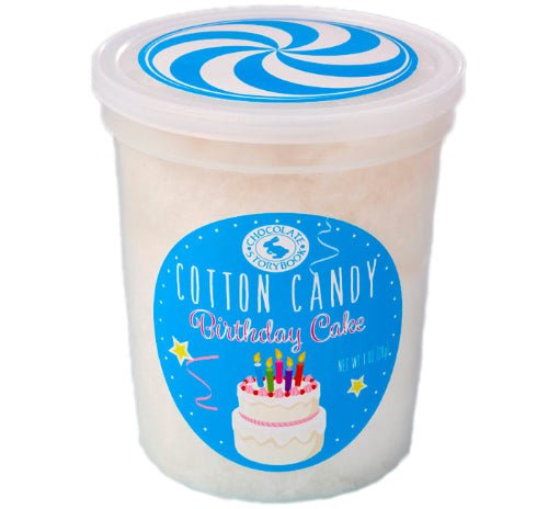 Birthday Cake Cotton Candy Tub
