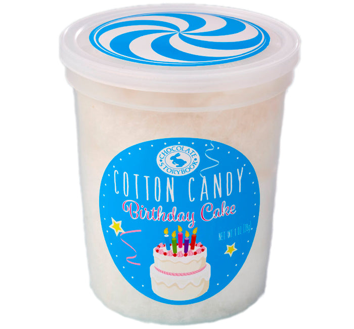 Birthday Cake Cotton Candy Tub