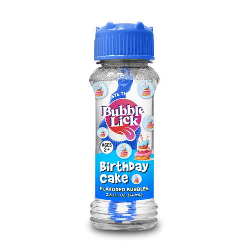 Bubble Lick Birthday Cake Bubbles Bottle