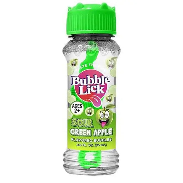 Bubble Lick Green Apple Flavor Bubbles