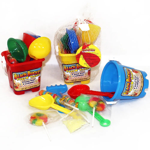 Beach Bucket Toy with Candy