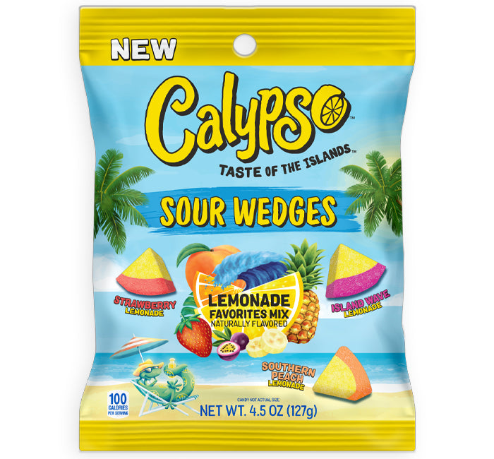 Calypso Sour Wedges Lemonade Favorites Peg Bag
