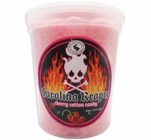 Carolina Reaper Cherry Cotton Candy