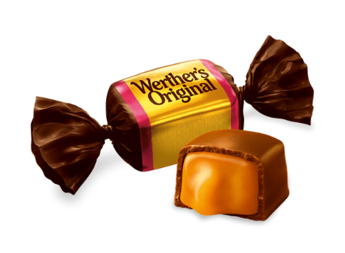 Werthers Chocolate Covered Caramels Peg Bag
