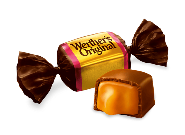 Werthers Chocolate Covered Caramels Peg Bag