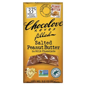 Chocolove Salted Peanut Butter Bar