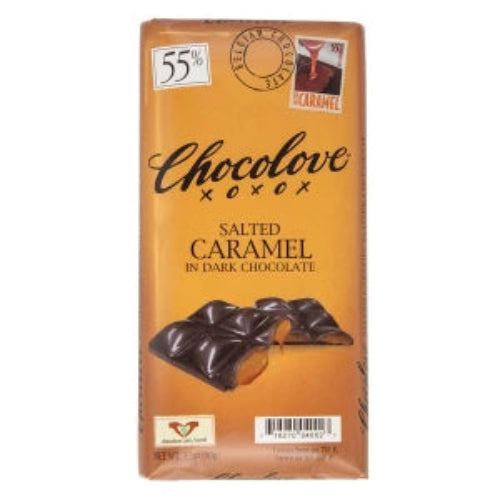 Chocolove Salted Caramel Dark Chocolate Bar