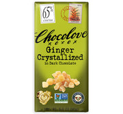Chocolove Dark Chocolate Crystallized Ginger Bar