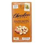 Chocolove Hazelnuts Milk Chocolate Bar
