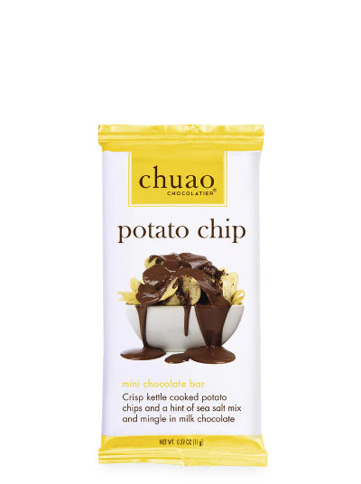Chuao Mini Milk Chocolate Potato Chip Bar